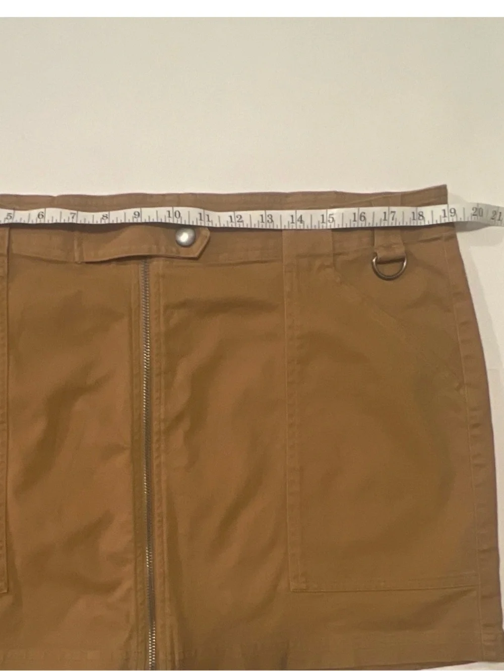 Wild Fable Brown Tan Cargo Mini Skirt  Size XL Utility Indie Sleaze Gorpcore Y2K